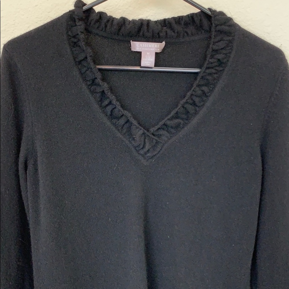 Cashmere v-neck sweater
